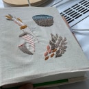 My project for course: Introduction to Punch Needle Embroidery. Embroider, Textile Illustration, Punch Needle, and Textile Design project by Gintautė Riabovaitė - 12.30.2022