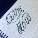Meu projeto do curso: Tatuagem de letras cursivas à mão livre. Lettering, e Desenho de tatuagens projeto de Juliana Benincasa - 05.01.2023