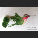 "Hummingbird", interpretación y bordado Mar Cantón. Patrón de Missarorua.. Arts, Crafts, Embroider, and DIY project by Mar Cantón - 12.15.2022