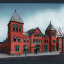 Central Market House York, Pa. Un proyecto de Ilustración e Ilustración digital de Michelle T. - 05.01.2023