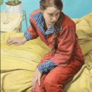 Xanthe in Red. Artes plásticas, e Pintura projeto de Aidan Barker-Hill - 12.01.2023
