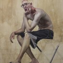 Self Portrait with a Toothache. Artes plásticas, e Pintura projeto de Aidan Barker-Hill - 12.01.2023