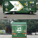 FOOD TRUCK. Traditional illustration, Advertising, Installations, Accessor, and Design project by luca mottini - 01.16.2023