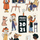 Food and drink editorial illustration. Un proyecto de Ilustración tradicional e Ilustración editorial de Vicky Hughes - 31.12.2020