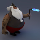 "Santa Claus welder". 3D Modeling, 3D Character Design, and 3D Design project by BowMind - 12.23.2022