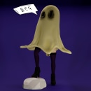 Beg Ghost. Un progetto di Modellazione 3D, Character design 3D e Progettazione 3D di BowMind - 20.10.2022