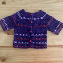 Sweater Top down. Fiber Arts project by paulaureta - 01.19.2023