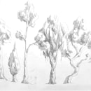 DA- Práctica árboles. Un progetto di Disegno a matita di Rosa Pulgarín - 19.01.2023