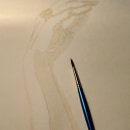 Mi proyecto del curso: Ilustración expresiva de manos en acuarela. Un proyecto de Pintura, Pintura a la acuarela y Dibujo anatómico de Alejandra Isabel Delgado Carvajal - 20.01.2023
