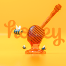 Honey Bee. Design, e 3D projeto de Acácio Calane - 21.01.2023