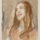 My project for course: Watercolor Portraits: Capture a Model's Personality. Fine Arts, Painting, Watercolor Painting, Portrait Illustration, and Portrait Drawing project by John Curtis - 01.20.2023