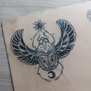 Mi proyecto del curso: Técnicas de tatuaje blackwork con línea fina. Un proyecto de Diseño de tatuajes de Dania Jimenez - 22.01.2023