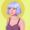 My project for course: Female Character Portraits in Procreate. Traditional illustration, Digital Illustration, Portrait Illustration, and Digital Drawing project by doreyjg - 01.21.2023