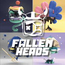 Fallen Heads by SuperNfty. Un proyecto de 3D, Animación, Diseño industrial, Escultura, Diseño de juguetes, Animación 3D, Diseño de personajes 3D, Diseño 3D, Diseño digital, Desarrollo de videojuegos y Art to de Sander 3D - 01.10.2022