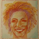 Mi proyecto del curso: Dibujo de retratos llamativos con lápices de colores. Un proyecto de Dibujo, Dibujo de Retrato, Sketchbook y Dibujo con lápices de colores de Maria Eugênia de Andrade - 23.01.2023