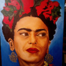 Frida Kahlo. Un proyecto de Pintura al óleo de cristina santiago - 25.01.2023
