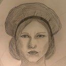 Mary Anna. Desenho a lápis projeto de Елена Фонотова - 30.01.2023