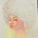 Mi proyecto del curso: Dibujo de retratos llamativos con lápices de colores. Un proyecto de Dibujo, Dibujo de Retrato, Sketchbook y Dibujo con lápices de colores de Patricia Beas Delgado - 03.02.2023
