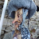 Don Quijote marionette. Artesanato, Escultura, To, Art, e Marcenaria projeto de Luděk Burian - 04.02.2023