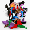 Monstera Deliciosa | FIKRA GRAPHIC DESIGN BIENNIAL. Design, Instalações, Arquitetura, Artes plásticas, e Escultura projeto de Manuela Eichner - 07.02.2023