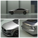 Volvo S90 Recharge Blender Animation Commercial. Design, Photograph, Film, Video, TV, 3D, Animation, Art Direction, Automotive Design, and Audiovisual Production project by Darío Berna - 12.01.2022