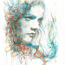 Painting in 100 stages and flipbook. Illustration, Photograph, Animation, Arts, and Crafts project by Carne Griffiths - 02.01.2023