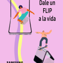 Samsung Galaxy Z Flip 3 5G. Traditional illustration, and Advertising project by Laura Illán - 02.10.2023