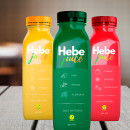 Hebe Juice. Advertising, and Packaging project by Laura Illán - 02.10.2023