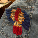 My project for course: Contemporary Embroidery With Traditional Mexican Needlework. Un proyecto de Artesanía, Bordado, Ilustración textil, Tejido y Diseño textil de mellamokamila - 12.02.2023