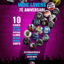 Piezas gráficas on-off promoción Deskomunal Indie Lovers Party . Music, Graphic Design, Web Design, and Social Media Design project by Sergi Vidal Paris - 02.10.2023