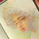My project for course: Vibrant Portrait Drawing with Colored Pencils. Un projet de Dessin, Dessin de portrait, Carnet de croquis, Dessin aux cra , et ons de couleur de daliaelcrissly - 16.02.2023