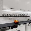 Small Apartment Kitchen Remodel. 3D, Architecture, Interior Architecture, Interior Design, 3D Modeling, and Decoration project by Joana Conde - 02.24.2023