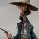 Howdy Ned!. Film, Video, TV, 3D, Character Design, Sculpture, Character Animation, 3D Modeling, 3D Character Design, and 3D Design project by Matias Zadicoff - 02.24.2023