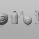 Mi proyecto del curso: Creación de personajes con ZBrush y Cinema4D Ein Projekt aus dem Bereich 3D, Design von Figuren, 3-D-Modellierung und Design von 3-D-Figuren von Maira Jaime - 28.02.2023