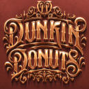 Dunkin' Donuts. Ilustração tradicional projeto de Aurelie Maron - 27.02.2023