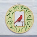 Little cute canary - Colección de bordado. Un proyecto de Ilustración tradicional, Artesanía y Bordado de María Sarrias Pelegrín - 07.03.2023