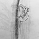 D.A: Figura en movimiento 1.. Desenho a lápis projeto de Carla Villamana - 09.03.2023