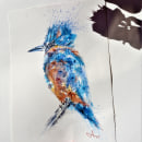 Martim Pescador. Un progetto di Belle arti e Pittura ad acquerello di Ana Mioli - 09.03.2023