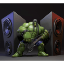 HULK METALHEAD. 3D, and 3D Modeling project by Fanor Alexis Montaño Garcia - 03.06.2023