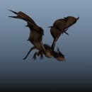 Dragon Flight Cycle. 3D Animation project by Irene Bretón Nieto - 03.20.2023