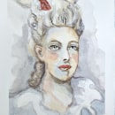 My project for course: Artistic Portrait with Watercolors. Un progetto di Belle arti, Pittura, Pittura ad acquerello, Ritratto illustrato e Disegno di ritratti di rosie.birks - 22.03.2023