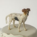 Perro modelado en chocoplastilina . Un proyecto de Bellas Artes, Creatividad, Modelado 3D y Artes culinarias de Elizabeth Lanas del Pozo - 23.03.2023