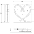 Mi proyecto del curso: Introducción al vitrinismo comercial Mango San valentin. Un proyecto de Instalaciones, Papercraft, Interiorismo, DIY, Retail Design y Diseño de espacios de luciatoderi - 24.03.2023
