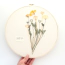 Pressed Plant Embroidery. Bordado projeto de Anna Hultin - 26.03.2023