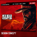 Red Dead Redemption 3 Fan Website.. Un proyecto de Diseño, Instalaciones, UX / UI, Diseño Web y Desarrollo Web de Eduardo Treviño - 28.03.2023