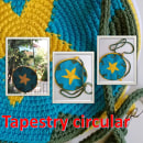 Meu projeto do curso: Tapestry circular: crie patterns e acessórios. Un proyecto de Diseño de complementos, Moda, Pattern Design, Tejido, DIY, Crochet y Diseño textil de Kátia Cristina - 30.03.2023