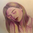My project for course: Vibrant Portrait Drawing with Colored Pencils. Un proyecto de Dibujo, Dibujo de Retrato, Sketchbook y Dibujo con lápices de colores de Trisny WR - 31.03.2023