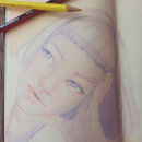 Mi proyecto del curso: Dibujo de retratos llamativos con lápices de colores. Traditional illustration, Drawing, Portrait Drawing, Sketchbook, and Colored Pencil Drawing project by Mirian Crespo - 04.03.2023