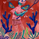 Cartas de Tarot Ein Projekt aus dem Bereich Traditionelle Illustration, Malerei, Kreativität, Malerei mit Acr, l und Zeichnen mit Buntstiften von Victor Serrano Orozco - 04.04.2023