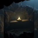 Ilustración 3D: "La Caverna de Platón" . Un proyecto de 3D, Ilustración digital y Diseño 3D de sergiomerlo_ - 08.04.2023